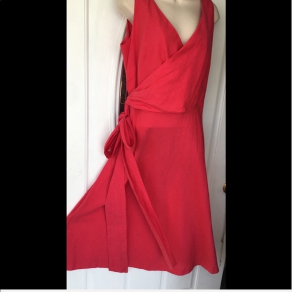 Boden Dresses & Skirts - Boden True Red Faux Wrap Mid-Length  Beauty